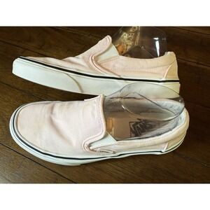 Vans‎ Shoes Mens 7 Womens 8.5 Off The Wall Loafer Sneakers Comfort Pink Slip On